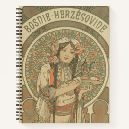Bosnië en Herzegovina door Alphonse Mucha (1900) Notitieboek