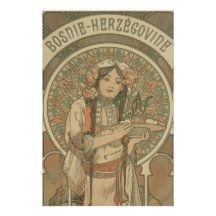 Bosnië en Herzegovina door Alphonse Mucha (1900)