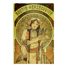 Bosnië en Herzegovina door Alphonse Mucha 1900