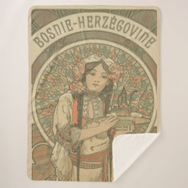 Bosnië en Herzegovina door Alphonse Mucha (1900) Sherpa Deken