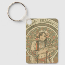 Bosnië en Herzegovina door Alphonse Mucha (1900) Sleutelhanger