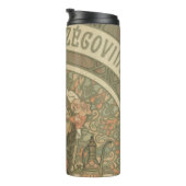 Bosnië en Herzegovina door Alphonse Mucha (1900) Thermosbeker (Geroteerd rechts)