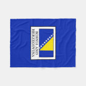 Bosnië en Herzegovina Fleece Deken (Voorkant (Horizontaal))
