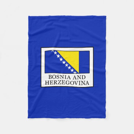 Bosnië en Herzegovina Fleece Deken (Voorkant)