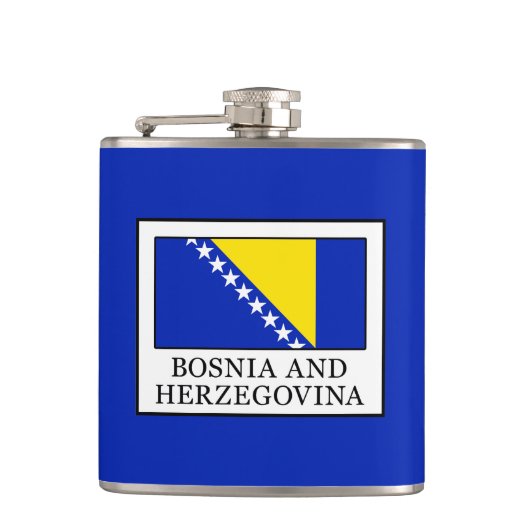 Bosnië en Herzegovina Heupfles (Voorkant)