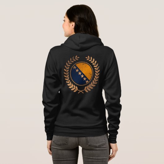 Bosnië en Herzegovina Hoodie (Achterkant volledig)