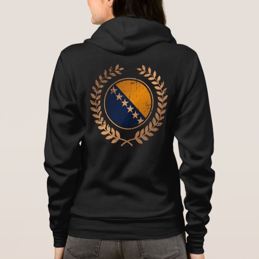 Bosnië en Herzegovina Hoodie (Achterkant)