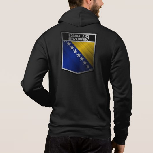 Bosnië en Herzegovina Hoodie (Achterkant)