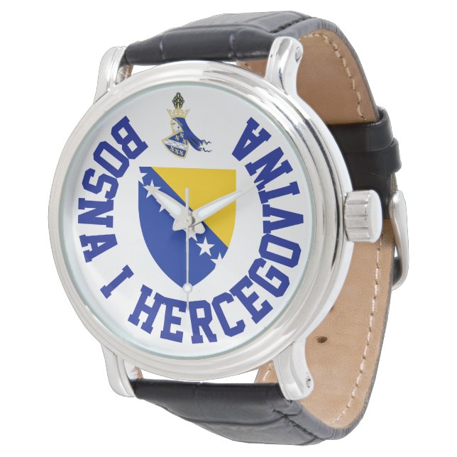 Bosnië en Herzegovina Horloge (Gekanteld)