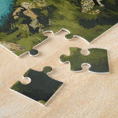 Bosnië en Herzegovina Illustratie Reiskunst Legpuzzel (Zijkant)