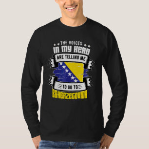 Bosnië en Herzegovina in mijn hoofd T-shirt