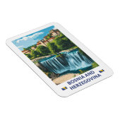 Bosnië en Herzegovina Jajce Illustratie Kunst Magneet (Rechterzijde)
