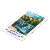 Bosnië en Herzegovina Jajce Illustratie Kunst Magneet (Linkerzijde)