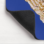 Bosnië en Herzegovina Kaart Mousepad Muismat (Hoek)