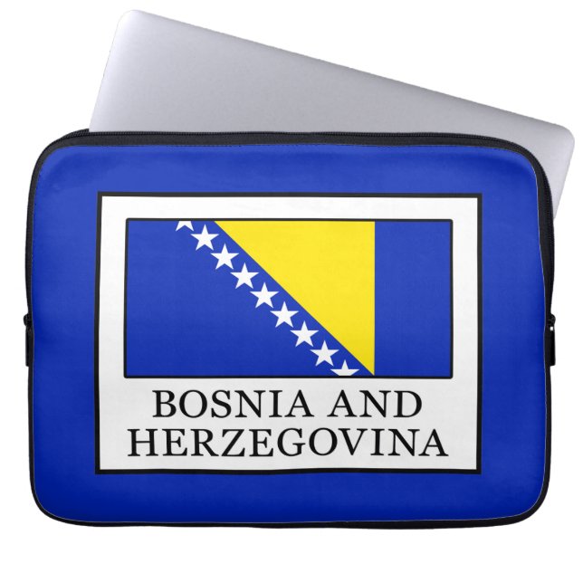 Bosnië en Herzegovina Laptop Sleeve (Voorkant)
