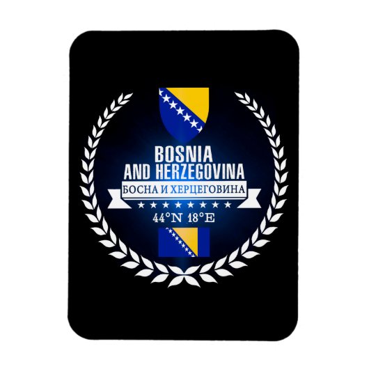 Bosnië en Herzegovina Magneet (Verticaal)