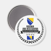 Bosnië en Herzegovina Magneet (Voorkant / Achterkant)
