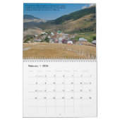 Bosnië en Herzegovina Modern middeleeuws kruispunt Kalender (Feb 2026)