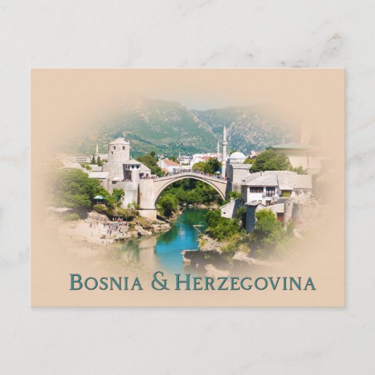 Bosnië en Herzegovina: Mostar Briefkaart (Voorkant)