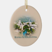 Bosnië en Herzegovina: Mostar Keramisch Ornament (Rechts)