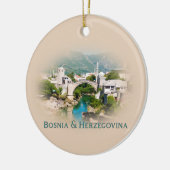 Bosnië en Herzegovina: Mostar Keramisch Ornament (Links)