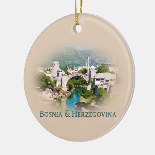 Bosnië en Herzegovina: Mostar Keramisch Ornament (Links)