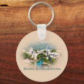 Bosnië en Herzegovina: Mostar Sleutelhanger (Voorkant)
