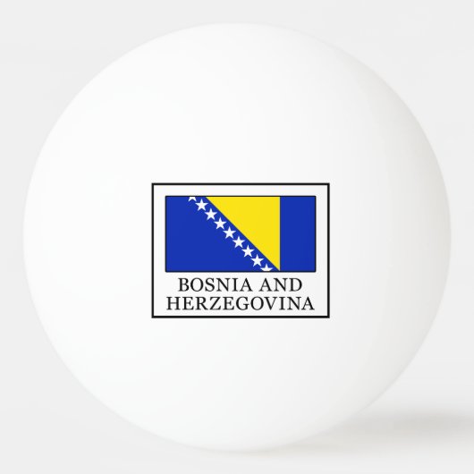 Bosnië en Herzegovina Pingpongbal (Voorkant)