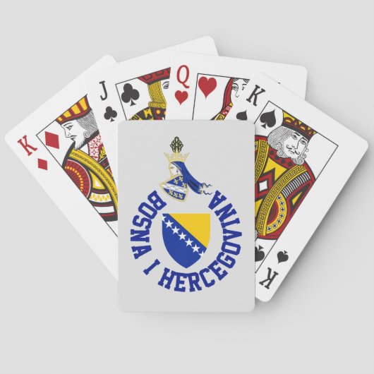 Bosnië en Herzegovina Pokerkaarten (Achterkant)