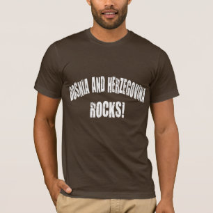 Bosnië en Herzegovina Rocks! T-shirt