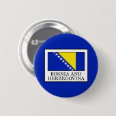 Bosnië en Herzegovina Ronde Button 5,7 Cm (Voorkant /achterkant)