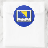 Bosnië en Herzegovina Ronde Sticker (Tas)