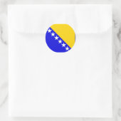 Bosnië en Herzegovina Ronde Sticker (Tas)