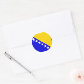 Bosnië en Herzegovina Ronde Sticker (Envelop)