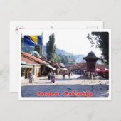 Bosnië en Herzegovina - Sarajevo - Bašcaršija - Briefkaart (Voorkant / Achterkant)
