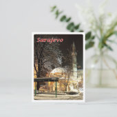 Bosnië en Herzegovina - Sarajevo - Mosque Ferhad Briefkaart (Staand voorkant)