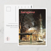 Bosnië en Herzegovina - Sarajevo - Mosque Ferhad Briefkaart (Voorkant / Achterkant)