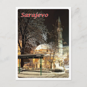 Bosnië en Herzegovina - Sarajevo - Mosque Ferhad Briefkaart