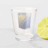 Bosnië en Herzegovina Shot Glas (Achterkant)
