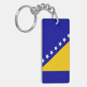 Bosnië en Herzegovina Sleutelhanger (Voorkant Links)
