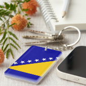 Bosnië en Herzegovina Sleutelhanger (Voorkant Rechts)