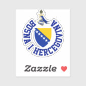Bosnië en Herzegovina Sticker (Vel)