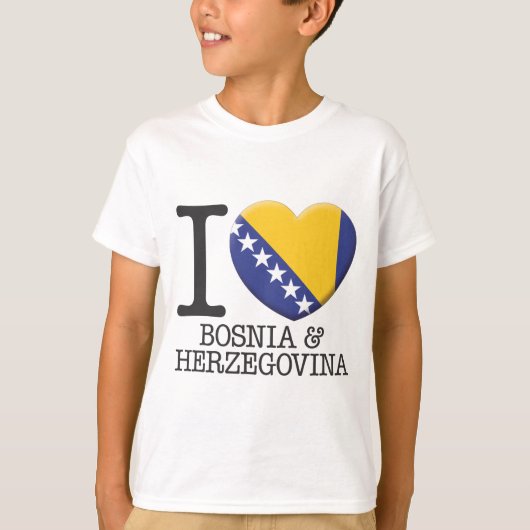 Bosnië en Herzegovina T-shirt (Voorkant)