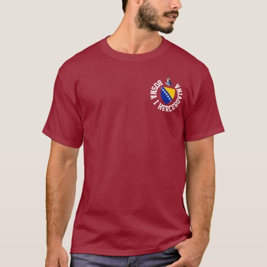 Bosnië en Herzegovina T-Shirt (Voorkant)