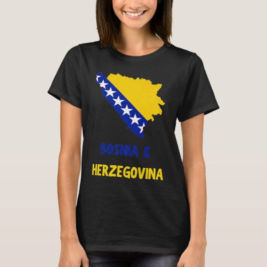 BOSNIË EN HERZEGOVINA T-SHIRT (Voorkant)