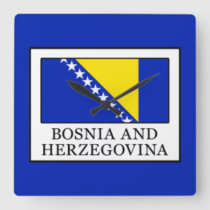 Bosnië en Herzegovina Vierkante Klok
