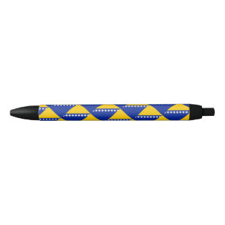 Bosnië en Herzegovina Vlag balpen Zwarte Inkt Pen