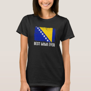 Bosnië en Herzegovina - vlag Beste Mimi Ever Famil T-shirt