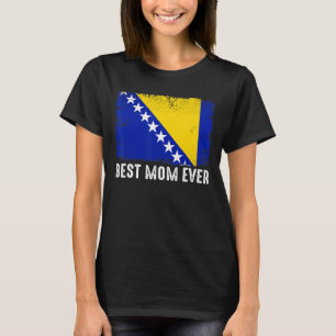 Bosnië en Herzegovina vlag beste moeder ooit famil T-shirt