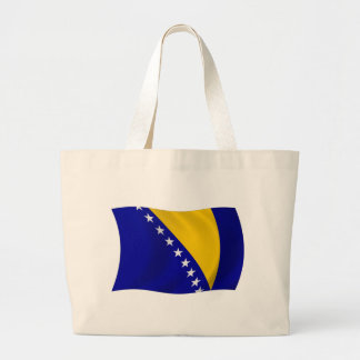 Bosnië en Herzegovina Vlag Boodschappentas Grote Tote Bag